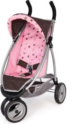 Produktbild von Kočík pre bábiky Bayer Jogger Sport Brown and Pink 39920AA