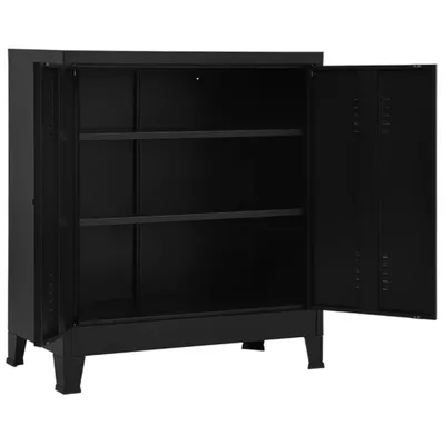 Immagine prodotto di Armadio Classificatore Industriale Nero 90x40x100 cm in Acciaio
