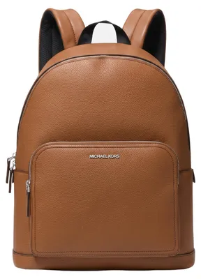 Obrázek produktu pro Mužský batoh z hovězí kůže Michael Kors, černý. Zapínání na zip, přední kapsa