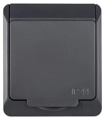 Obrázok produktu pre zásuvka na povrch antracit 250 V 5321-07