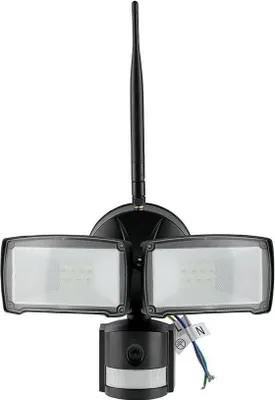 Produktbild von Scheinwerfer LED mit WiFi Sensor Camera Gehuse schwarz 600lm 18W 5917/VTAC