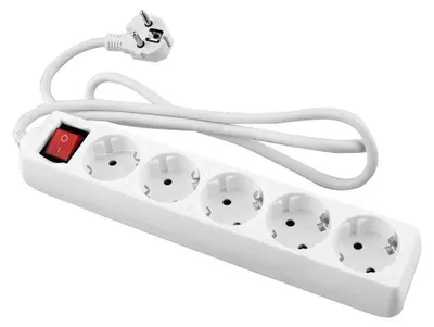 Produktbild von Onlex 5 Steckdosen Mit Schalter Mehrfachsteckdose Durchsichtig One Size / EU Plug 220V Durchsichtig One Size