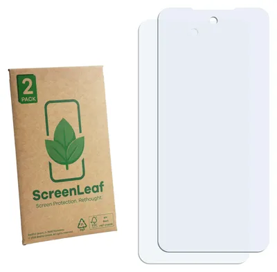 Produktbild von 2x ScreenLeaf Schutzfolie für Umidigi Bison GT2 4G nachhaltiger Displayschutz Display Schutz Folie Klar Transparent
