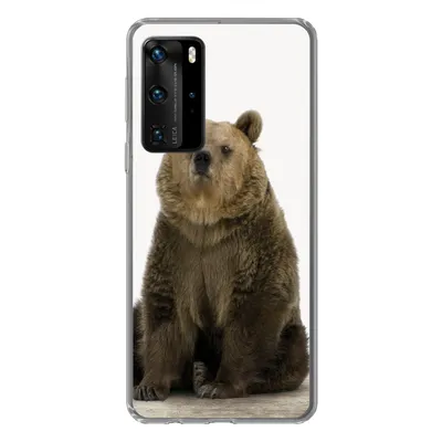 Produktbild von MuchoWow® Handyhülle Schutzhülle Hülle für Huawei P40 Pro Braunbär - Tiere - Bär - Niedlich - Jungen - Mädchen Silikon Softcase Handy Hülle - Schutz
