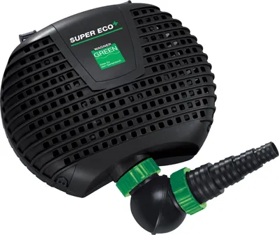 Produktbild von Wagner GREEN SUPER ECO+ 10000 Teichpumpe 63 Watt 10m³/h 5,2m hmax