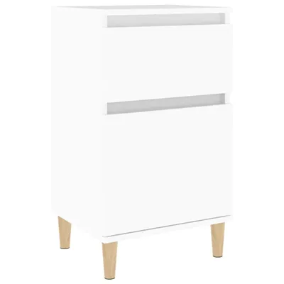 Produktbild von "SALE 2026"Nachtschrank - Nachttisch - Beistelltisch für Schlafzimmer - Weiß 40x35x70 cm - Nachttische & -schränke DE7806445