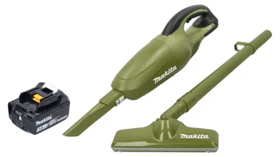 Immagine prodotto di Aspiratore a batteria Makita DCL 180 FO 18 V 0,65 l Serie Olive Outdoor Adventure + 1x batteria ricaricabile 3,0 Ah - senza caricabatterie