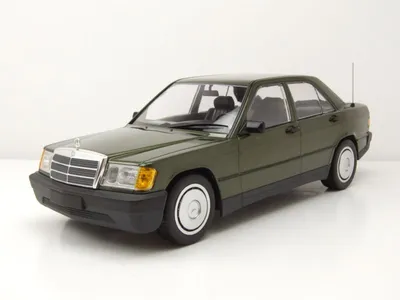 Produktbild von Mercedes 190E W201 1982 grün metallic Modellauto 1:18 Minichamps