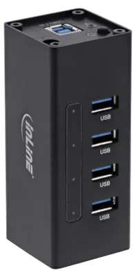 Imagen del producto de InLine 35395A, USB 3.2 Gen 1 (3.1 Gen 1) Tipo-A, USB 3.2 Gen 1 (3.1 Gen 1) Tipo-A, 5000 Mbit/s, , Aluminio, 1 metro