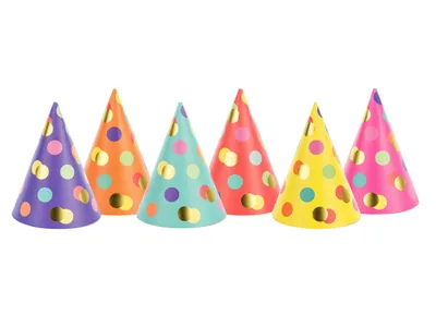 Produktbild von Dots Caps, Mix, 16cm (1 Packung / 6 Stk.)