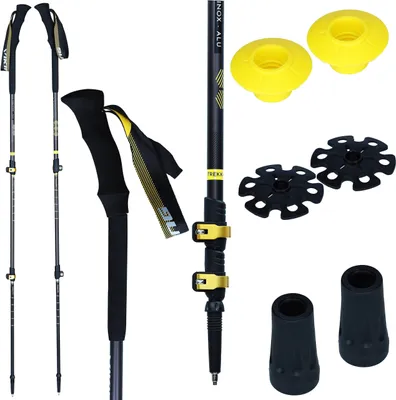 Produktbild von Viking Equinox Grey/Yellow 70 - 135 cm Trekkingstöcke