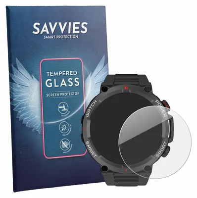 Produktbild von Savvies Schutzglas für Neow W-Watch 1.39" Displayschutz 9H Glas klar transparent