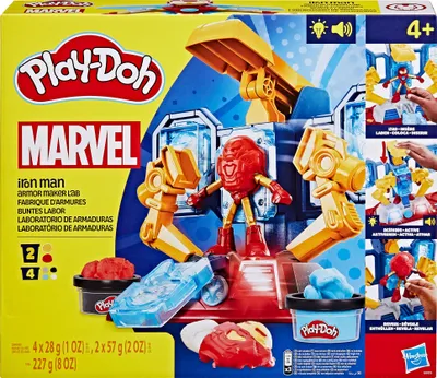 Produktbild von Play-Doh Iron Man Armor Maker Lab