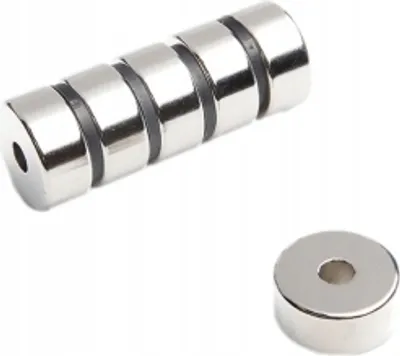 Produktbild von Neodym Magnete Ringmagnet  22x6x10 mm N38 1 Stück, Extrem stark, Magnettafeln, Kühlschränke, Whiteboards, DIY