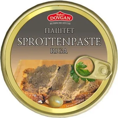 Produktbild von DOVGAN Sprottenpaste Riga 160g