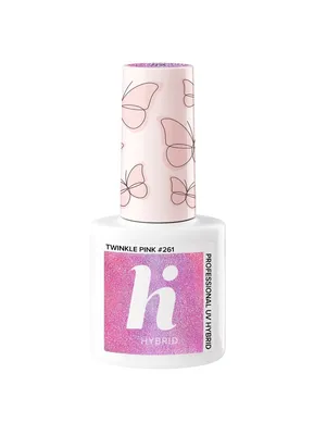Produktbild von Hi Hybrid Butterfly Hybrid Nagellack Nr. 261 Twinkle Pink 5ml