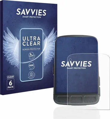 Produktbild von 6x Für Wahoo Elemnt Roam Schutzfolie Savvies Displayschutz Display Schutz Folie Klar Transparent
