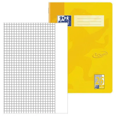 Immagine prodotto di Oxford 400104443 Quaderno A4 / 16 fogli righello 26 Touch giallo sole (T)