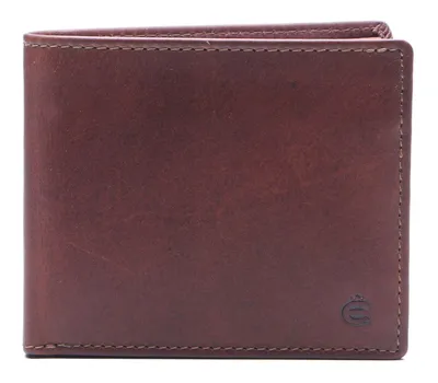 Produktbild von Esquire kompakte echt Leder Geldbörse Portemonnaie mit RFID Schutz braun