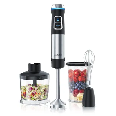 Produktbild von Arendo - Stabmixer Edelstahl 1200 Watt Set - Pürierstab - stufenlose Geschwindig