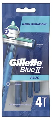 Produktbild von Gillette Blue II Plus - Einwegrasierer 4er-Pack