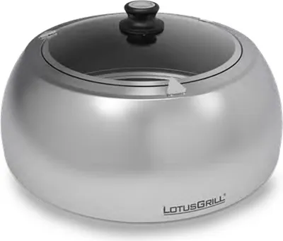 Zdjęcie produktu dla LotusGrill pokrywa grilla ze szkła ze stali nierdzewnej DK-SG-34 Classic
