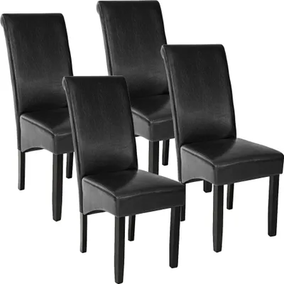 Produktbild von tectake® Esszimmerstuhl gepolstert mit Kunstlederbezug 44 x 63 x 106 cm