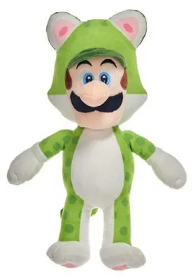 Produktbild von Together Plus – Super Mario 3D Land – Luigi als Katze – Plüschtier, 25 cm