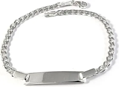 Produktbild von Armband Silber 925 Glare278, 19,4 cm lang, 3,5 mm breit, mit Zirkonia
