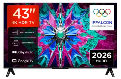 Produktbild von iFFALCON U65A 43U65A, 109,2 cm (43"), 3840 x 2160 Pixel, LCD, Smart-TV, WLAN, Schwarz
