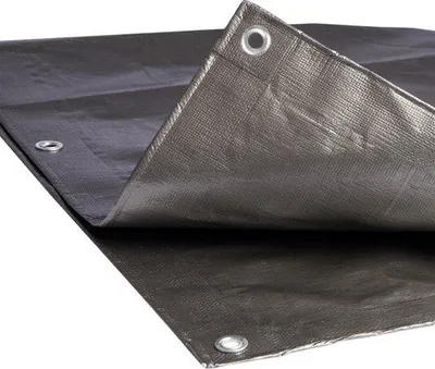 Obrázok produktu pre Polyetylénová plachta, 3 x 6 m, nepremokavá, ťažká, sivá