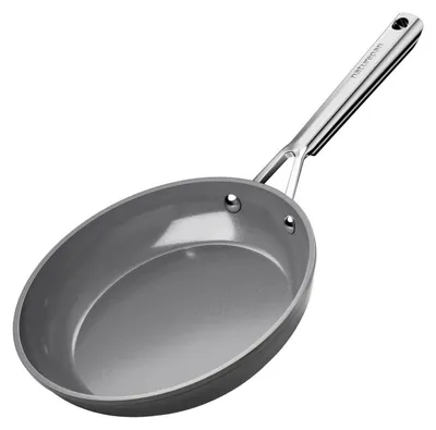 Immagine prodotto di Padella in Vetroceramica per induzione, 24 cm, grigia, con rivestimento antiaderente DiamondTitan, adatta al forno e lavabile in lavastoviglie