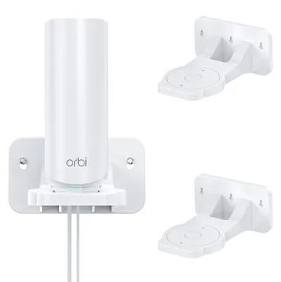 Imagen del producto de Soportes de pared para routers WiFi con diseño que ahorra espacio