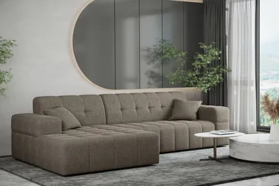 Produktbild von Kaiser Möbel Ecksofa Eckcouch NIMES stoff Verita Dunkelbeige Links