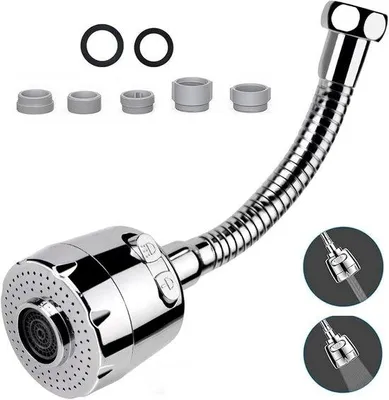 Obrázok produktu pre Flexibilný výtokový ventil 55 cm, otočný, s pripojením na vodu