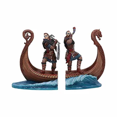 Image de Nemesis Now Assassin's Creed Valhalla Serre-livres Vikings