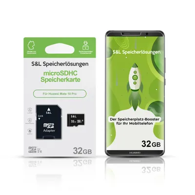 Produktbild von microSD Speicherkarte für Huawei Mate 10 Pro - Speicherkapazität: 32 GB