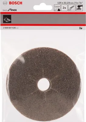 Produktbild von Bosch Reinigungsvlies + Zusatzblatt für Multischleifer 102 x 62/93 mittel / fein