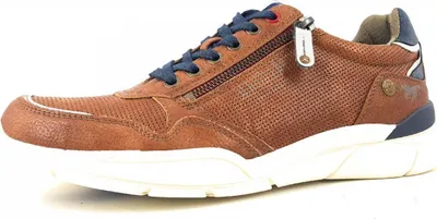 Image de Mustang Pour des hommes Faible Sneaker Low Top 4138309 marron