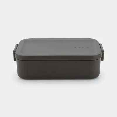 Produktbild von Brabantia Make & Take, Brotdose, Erwachsener, Grau, Kunststoff, Einfarbig, Rechteckig