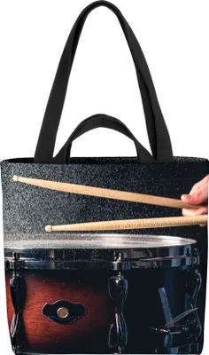 Produktbild von VOID Drummer Trommel Musik Band Tasche 33x33x14cm,15l Einkaufs-Beutel Shopper Einkaufs-Tasche Bag