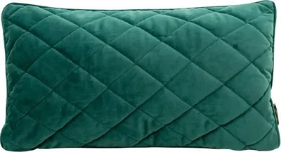 Produktbild von Dekorativer Kissenbezug Sofakissen VELVET 29 D 30x50 cm dunkeltürkis