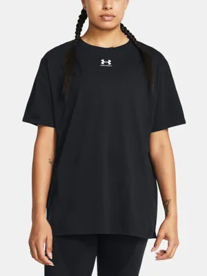 Produktbild von Under Armour Campus Oversize T-Shirt SS-Schwarz 1387193-001__SM