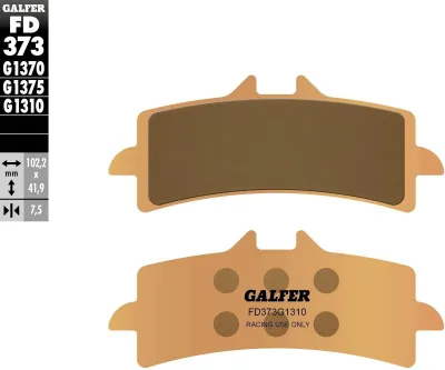 Produktbild von Bremsbeläge Galfer FD373G1310 Sinter Racing