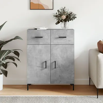 Produktbild von vidaXL Sideboard Betongrau 69,5x34x90 cm Holzwerkstoff