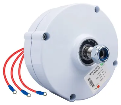 Obrázek produktu pro Větrná turbína, bezpřevodový provoz, vysoká účinnost, jednoválcová, 100 W, 12 V
