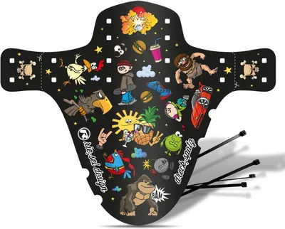 Productafbeelding van Spatbord kinderfiets voor - 18 tot 29 inch - Sticker design