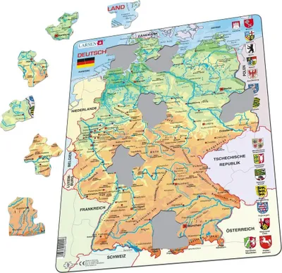 Produktbild von Deutschland (physisch) (Kinderpuzzle)