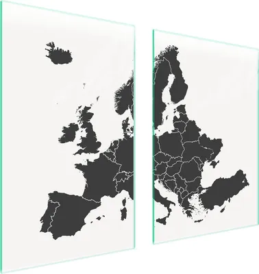 Obrázek produktu pro Skleněný Ochranný Panel Do Kuchyně 65X52 Mapa
