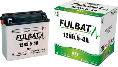 Immagine prodotto di Batteria FULBAT FUL DRY - 12N5.5-4A (a secco, a manutenzione, acido incluso)